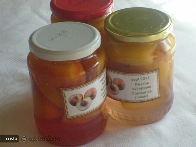 Imagine Reteta culinara Compot de Piersici | 2review.ro