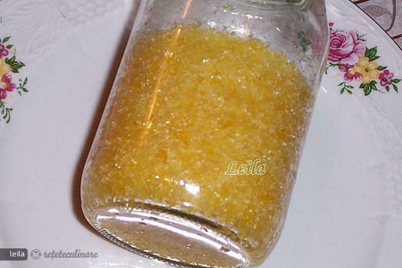 Imagine Reteta culinara Conservarea Cojii de Lamaie cu Zahar | 2review.ro