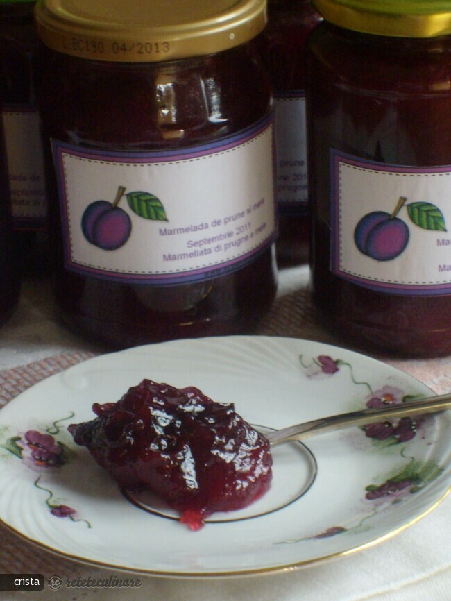 Imagine Reteta culinara Marmelada de Prune si Mere cu Aroma de Lamiie | 2review.ro