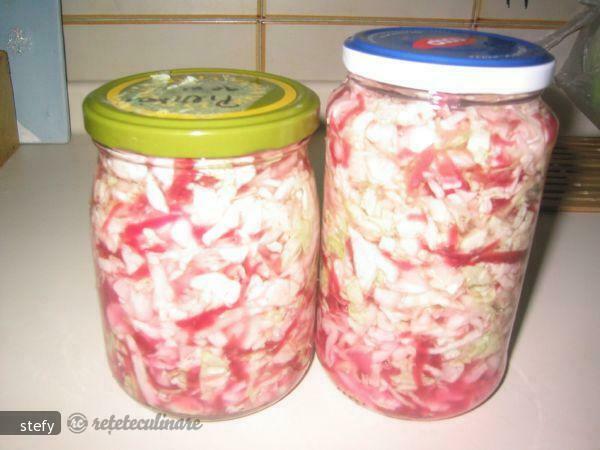 Imagine Reteta culinara Varza Murata cu Sfecla Rosie | 2review.ro