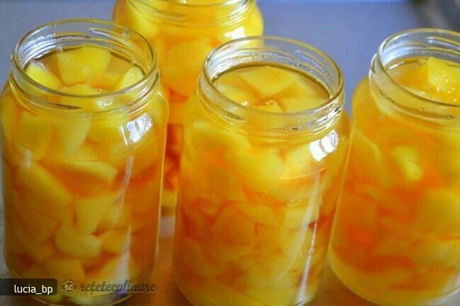 Imagine Reteta culinara Gutui in Sirop Aromat, Pentru Iarna | 2review.ro