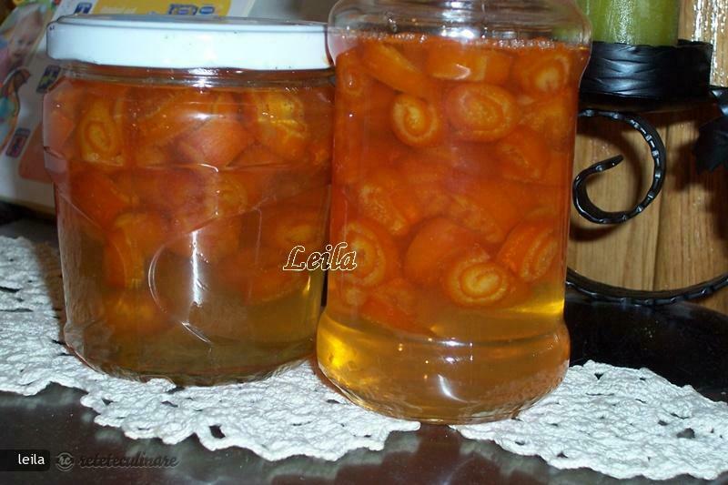 Imagine Reteta culinara Dulceata de Melcisori Din Coji de Portocala | 2review.ro