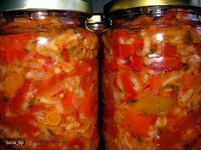 Imagine Reteta culinara Conserva de Legume cu Orez Pregatita la Cuptor | 2review.ro
