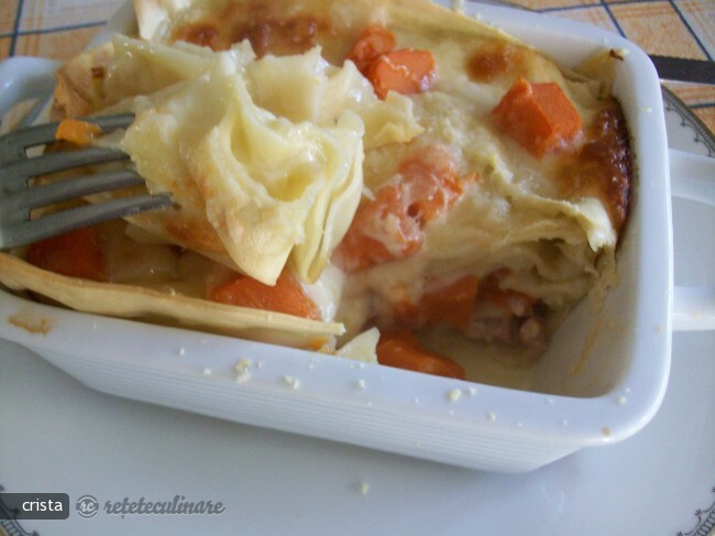 Imagine Reteta culinara Lasagna cu Dovleac si Mortadella | 2review.ro