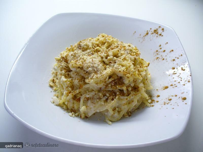 Imagine Reteta culinara Paste cu Branza si Migdale | 2review.ro