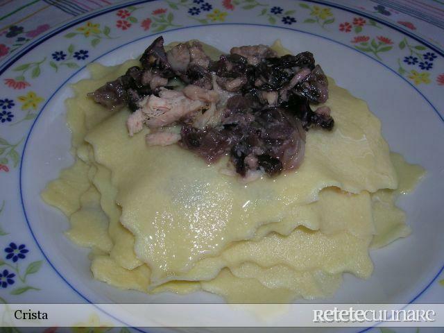 Imagine Reteta culinara Lasagnetta cu Radicchio de Chioggia si Ton | 2review.ro