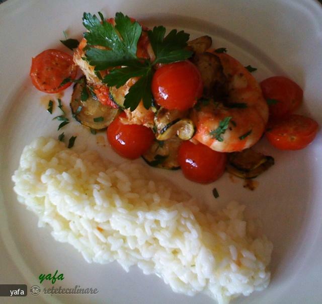 Imagine Reteta culinara Creveti Flambate cu Whisky | 2review.ro