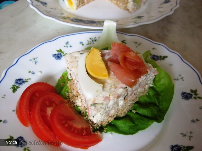 Imagine Reteta culinara Somon Cheescake | 2review.ro