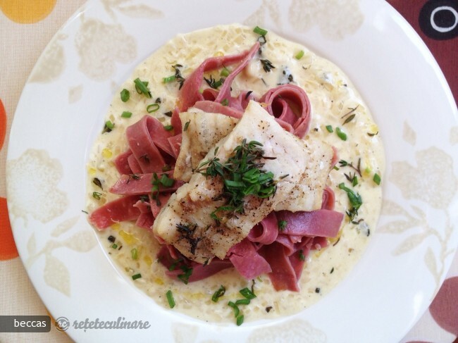 Imagine Reteta culinara Pollock cu Fettuccine | 2review.ro