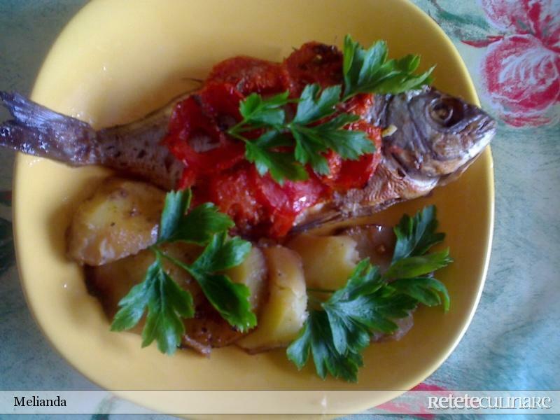 Imagine Reteta culinara Dorada pe pat de cartofi | 2review.ro