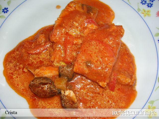 Imagine Reteta culinara Biban (Fileuri) in Sos | 2review.ro