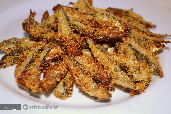Imagine Reteta culinara Hamsii cu Faina de Malai, Prajite la Cuptor | 2review.ro