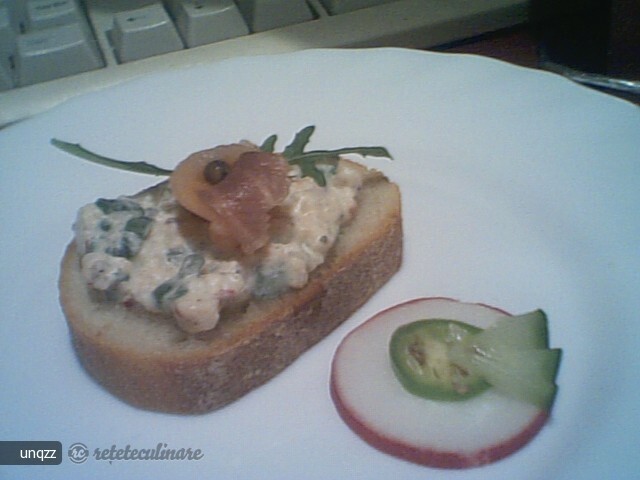 Imagine Reteta culinara Tartine cu Somon | 2review.ro