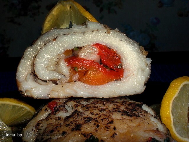 Imagine Reteta culinara Rulouri de Peste cu Legume, la Cuptor | 2review.ro