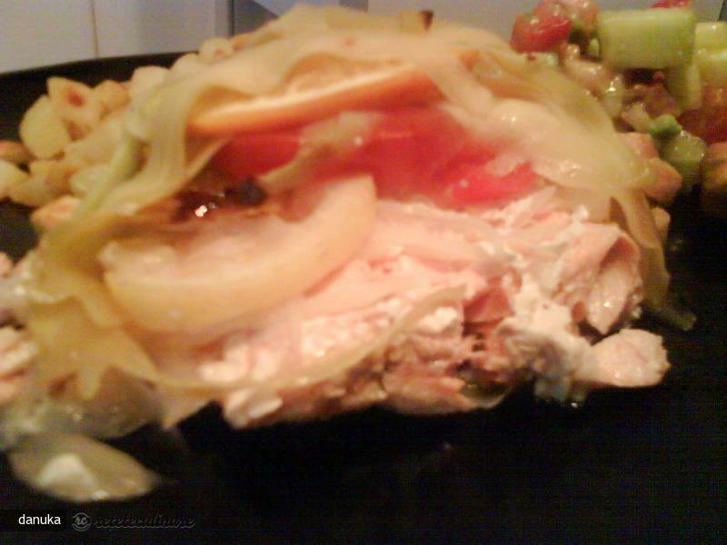 Imagine Reteta culinara Somon in `papillote` | 2review.ro