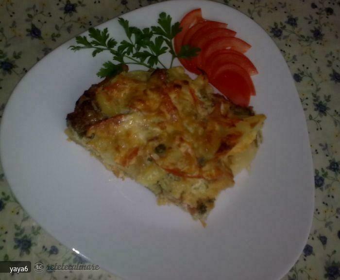 Imagine Reteta culinara Budinca cu Brocoli si Cartofi | 2review.ro