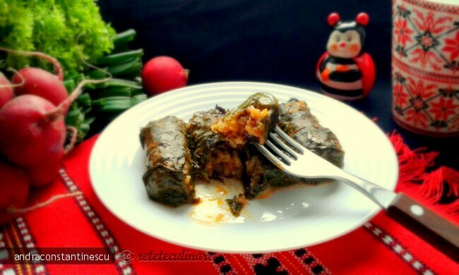 Imagine Reteta culinara Sarmalute de post in frunze de stevie | 2review.ro