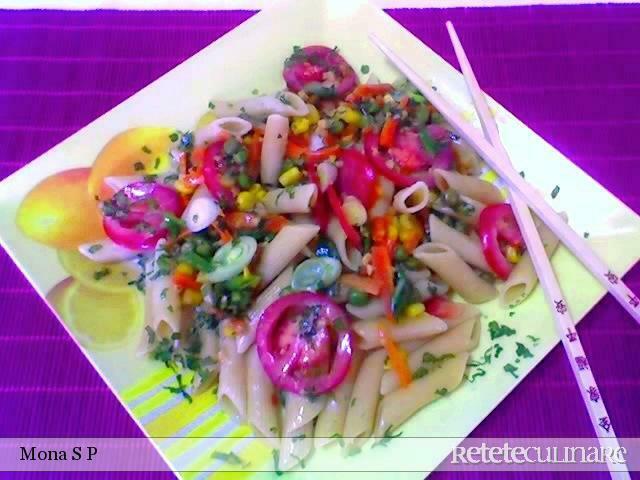 Imagine Reteta culinara Salata de paste cu legume | 2review.ro