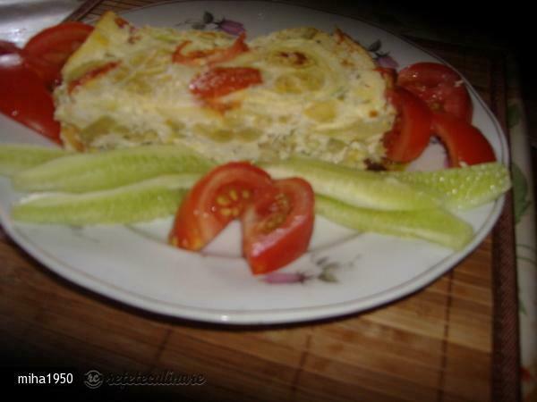 Imagine Reteta culinara Budinca de Dovlecei si Fasole Verde | 2review.ro