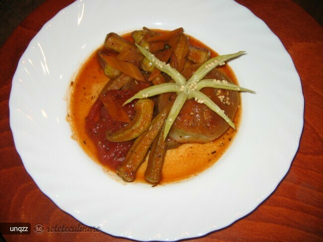 Imagine Reteta culinara Bame cu Vinete | 2review.ro