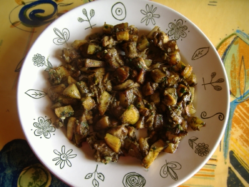 Imagine Reteta culinara Hribi cu cartofi risolé | 2review.ro