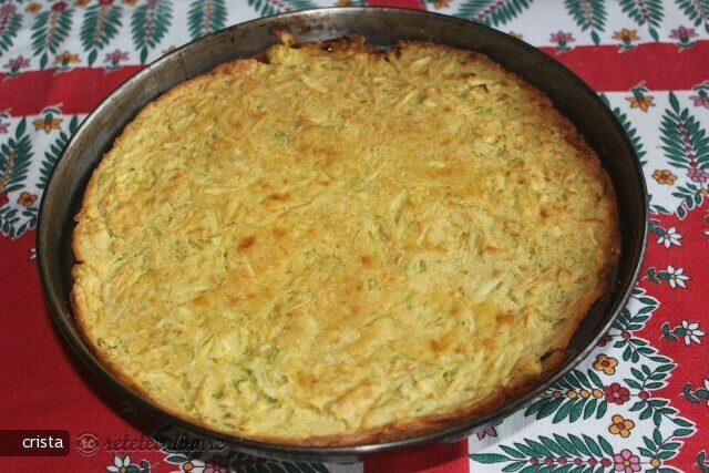 Imagine Reteta culinara Omleta de Post din Faina de Naut - cu Dovlecel | 2review.ro