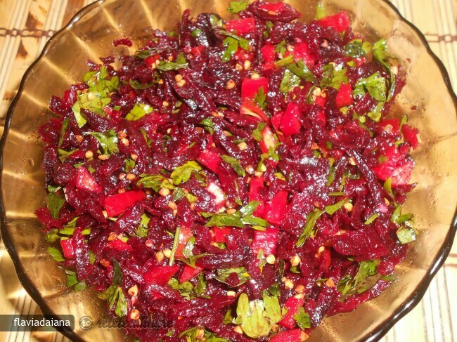 Imagine Reteta culinara Salata de Sfecla Rosie si Hrisca | 2review.ro
