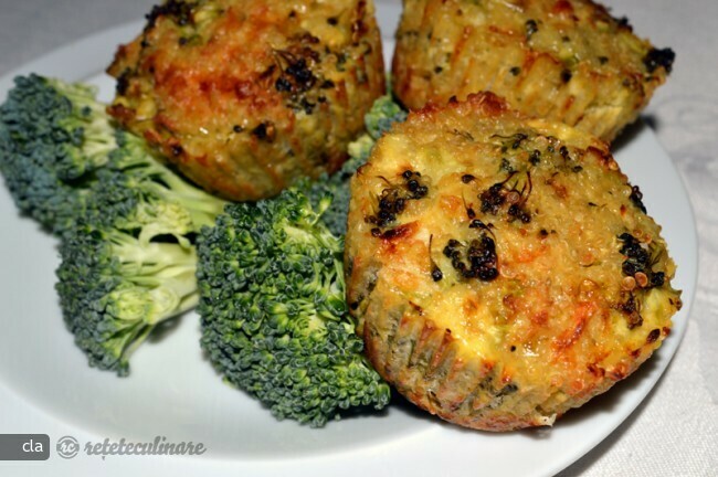 Imagine Reteta culinara Briose cu Quinoa si Broccoli | 2review.ro