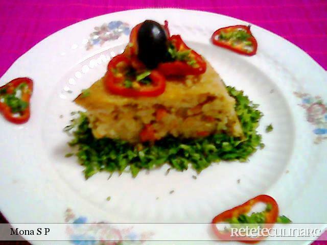 Imagine Reteta culinara Drob de naut cu legume si orez (de post) | 2review.ro