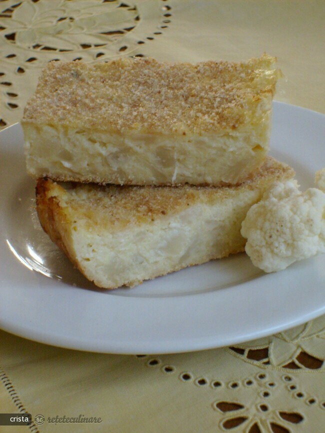 Imagine Reteta culinara Budinca de Conopida cu Brinza | 2review.ro