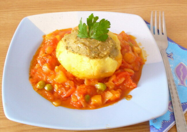 Imagine Reteta culinara Cartofi umpluti cu ciuperci (de post) | 2review.ro