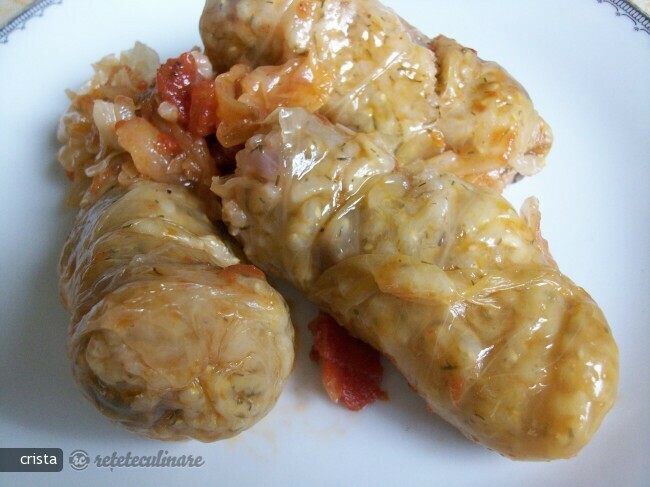 Imagine Reteta culinara Sarmale de Post cu Orez Integral (varza Acra) | 2review.ro