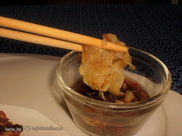 Imagine Reteta culinara Clatite Coreene cu Sos | 2review.ro