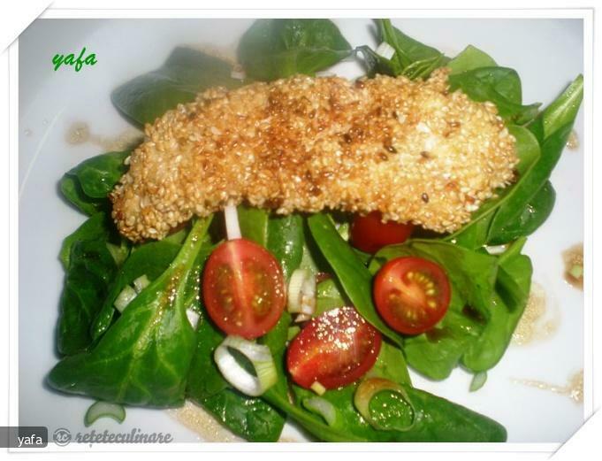 Imagine Reteta culinara Salata de Spanac cu Pui | 2review.ro