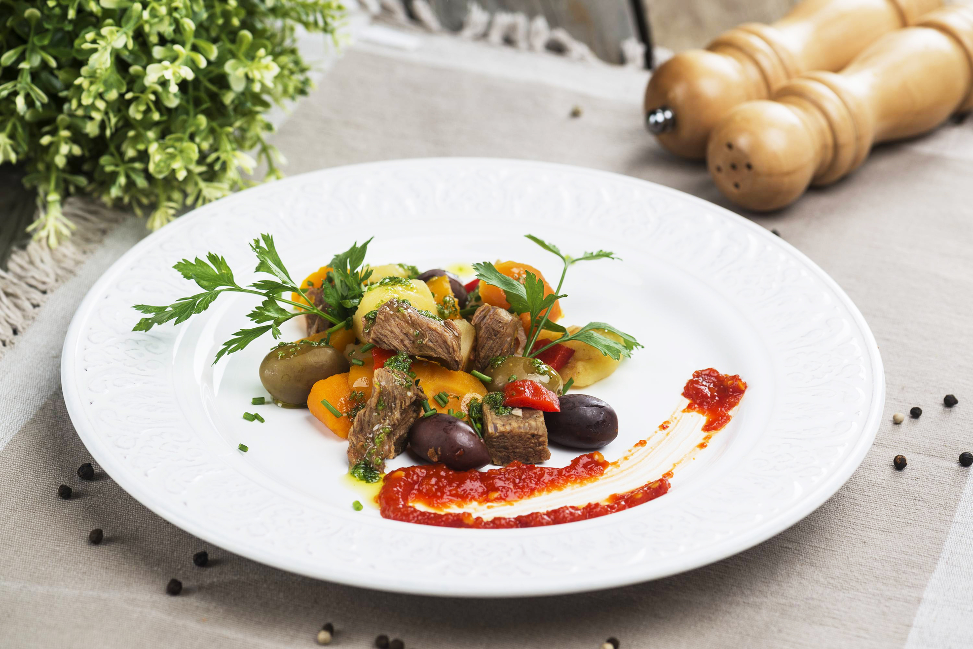 Imagine Reteta culinara Tocanita cu vita si dovleac la Crock Pot (6 L Saute) | 2review.ro