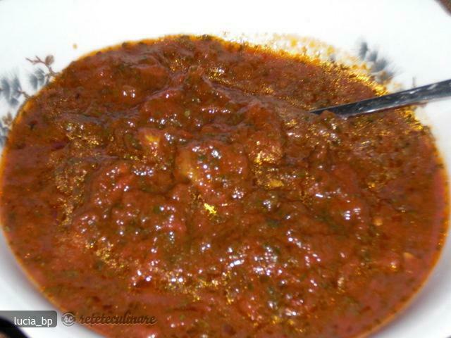 Imagine Reteta culinara Sos Picant Din Rosii Pentru Legume Sotate | 2review.ro