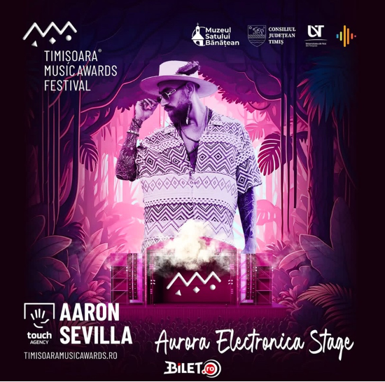 Aaron Sevilla va urca pe scena Timișoara Music Awards Festival 2025!