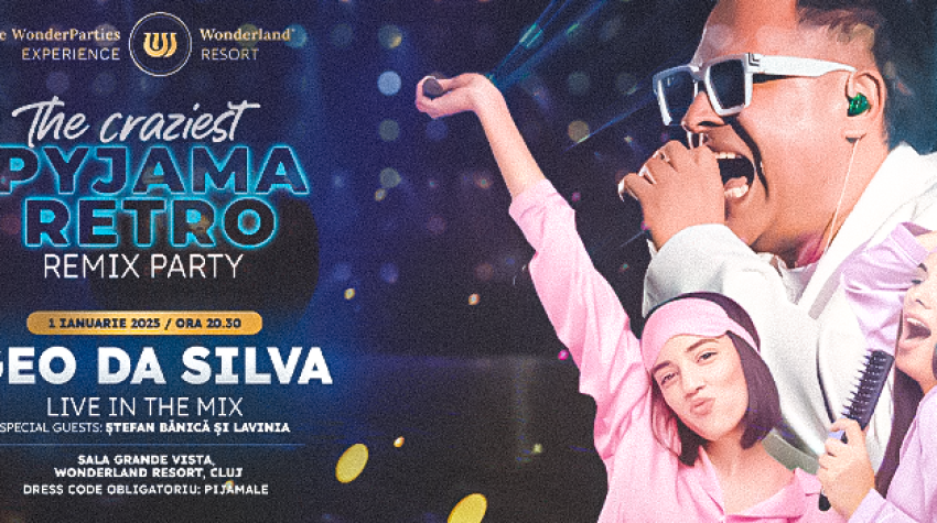 Imagine impresie Geo Da Silva începe anul cu un eveniment care va zgudui Clujul: “The Craziest Pyjama Retro Remix Party”